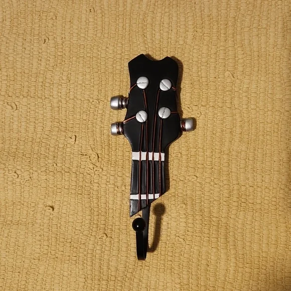 Guitar Headstock Wall Hooks Set Of 3 - Picture 2 of 15
